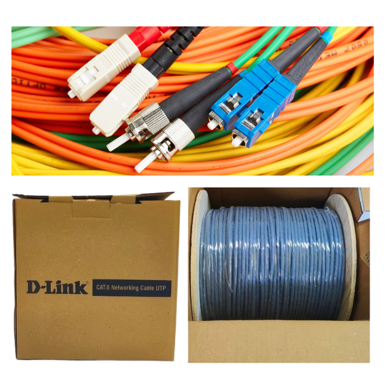 Cat-6 & Fiber Optic Cable